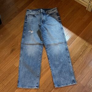 Express Relaxed Fit Light Blue Jeans